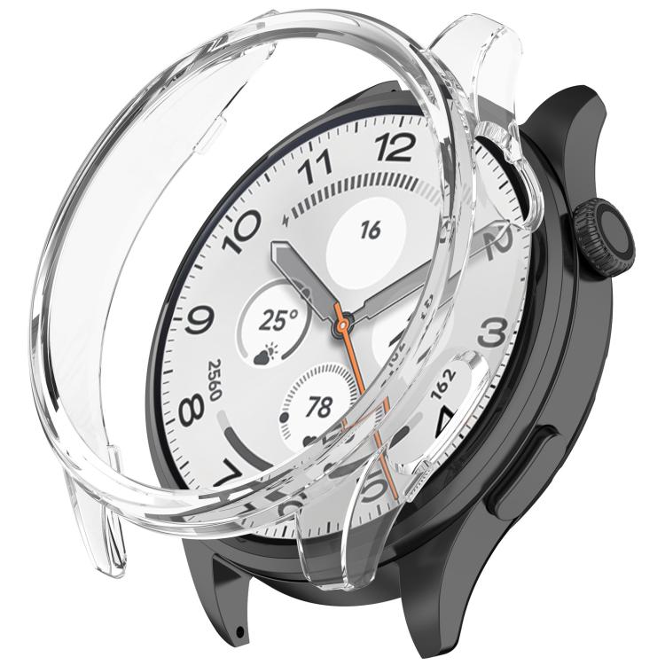 

For Xiaomi Watch S5 46mm Half Coverage Hollow PC Watch Protective Case(Transparent)