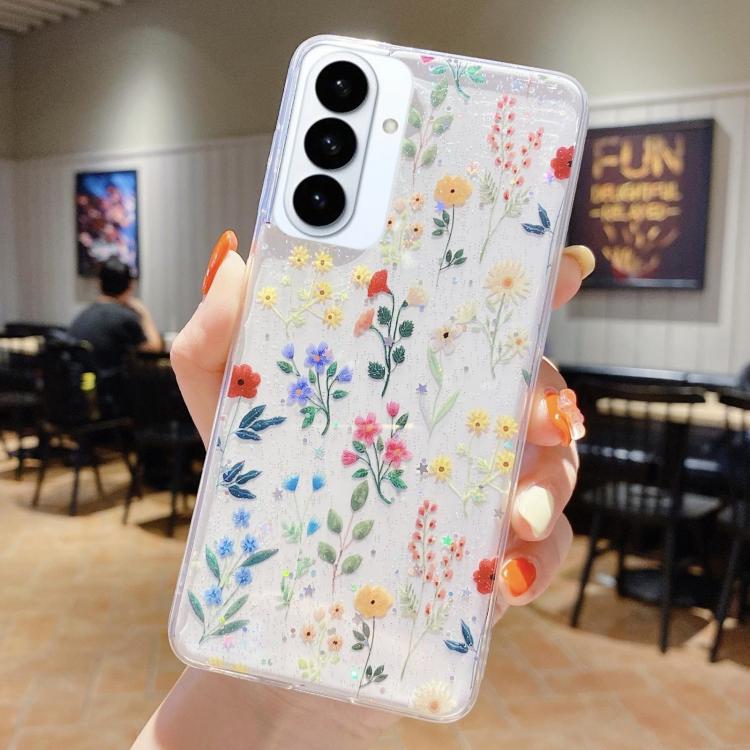 For Samsung Galaxy S26 5G Fresh Small Floral Epoxy TPU Phone Case(D04 Colorful Floral)