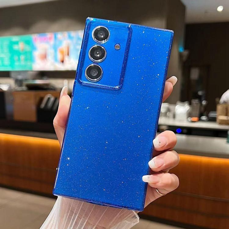 For Samsung Galaxy S26 5G Jelly Glitter Solid Color TPU Phone Case(Dark Blue)