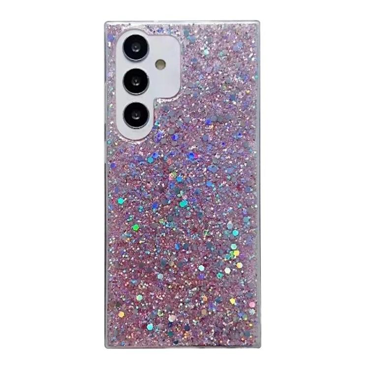 For Samsung Galaxy S26+ 5G Glitter Sequins Epoxy TPU Phone Case(Pink)