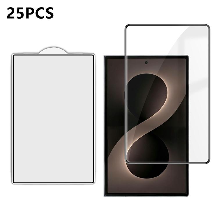 For Galaxy Z Fold8 5G Outer Screen 25pcs High-Aluminum Full-Coverage Anti-Fingerprint Screen-Printed HD Tempered Glass Film