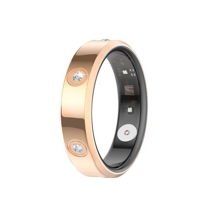 

HR01 SIZE 12 Smart Ring, Support Heart Rate / Blood Oxygen / Sleep Monitoring / Female Menstrual Cycle(Gold)