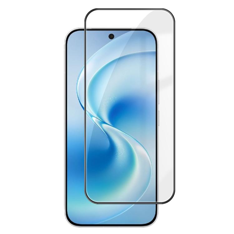 

For vivo S60 5G Kalebol High-Aluminum Screen-Printed Full-Coverage Anti-Fingerprint Black-Bordered HD Tempered Glass Film