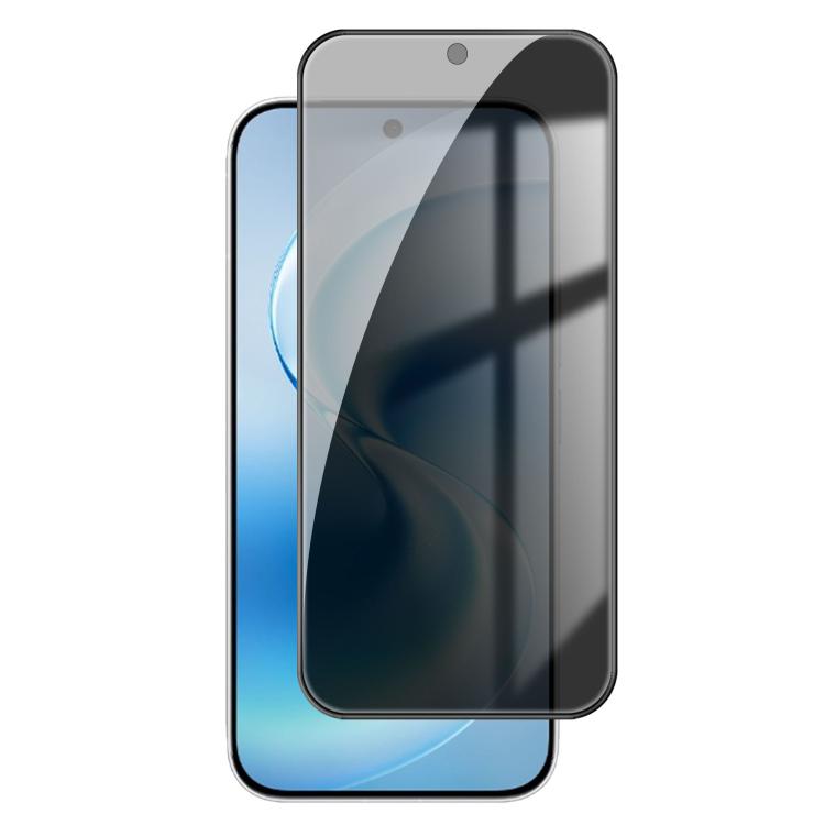 

For vivo S60 5G Kalebol High-Aluminum Screen-Printed Full-Coverage Black-Border Privacy Tempered Glass Film