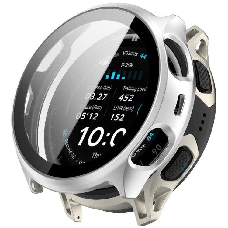 

For Amazfit Cheetah 2 Pro Tempered Film Integrated PC Watch Protective Case(Matte Silver)