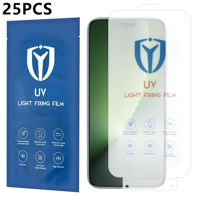 

For Honor Magic8 Pro 25pcs Ultra-Thin Full-Screen Coverage Full Glue HD UV Curing Film