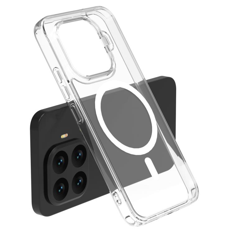 For Xiaomi 17T Pro 5G LeReach TOC Clear Series Dual-Composite Armor TPU + Acrylic Shockproof Magnetic Phone Case(Transparent)