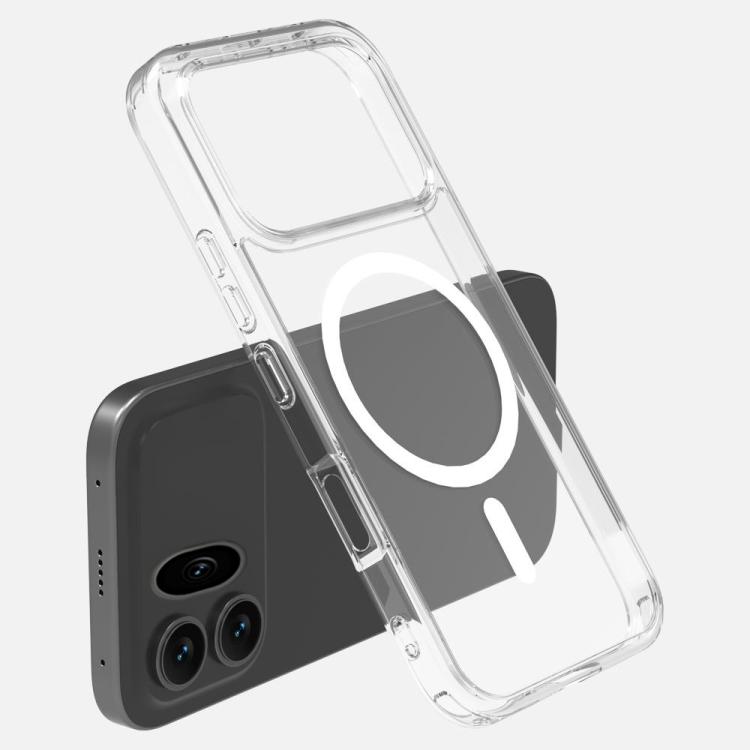 

For Honor 600 Pro Global LeReach TOC Clear Series Dual-Composite Armor TPU + Acrylic Shockproof Magnetic Phone Case(Transparent)