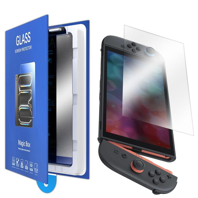 

For Nintendo Switch 2 Book Box Dust-Free Chamber High-Definition Dust-Free Instant Game Console Tempered Glass Film