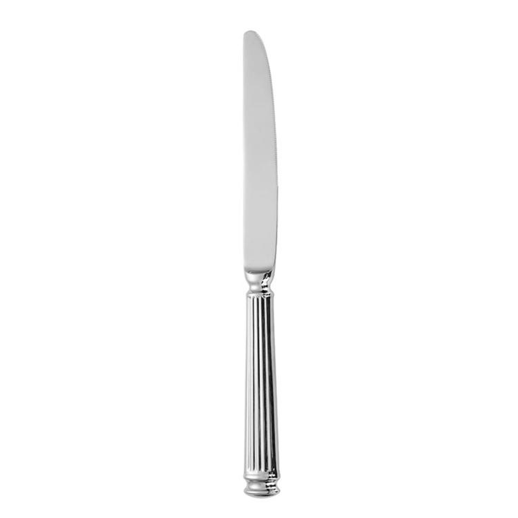 

Dinner Knife Mirror-Polished Roman Columns Stainless Steel Tableware
