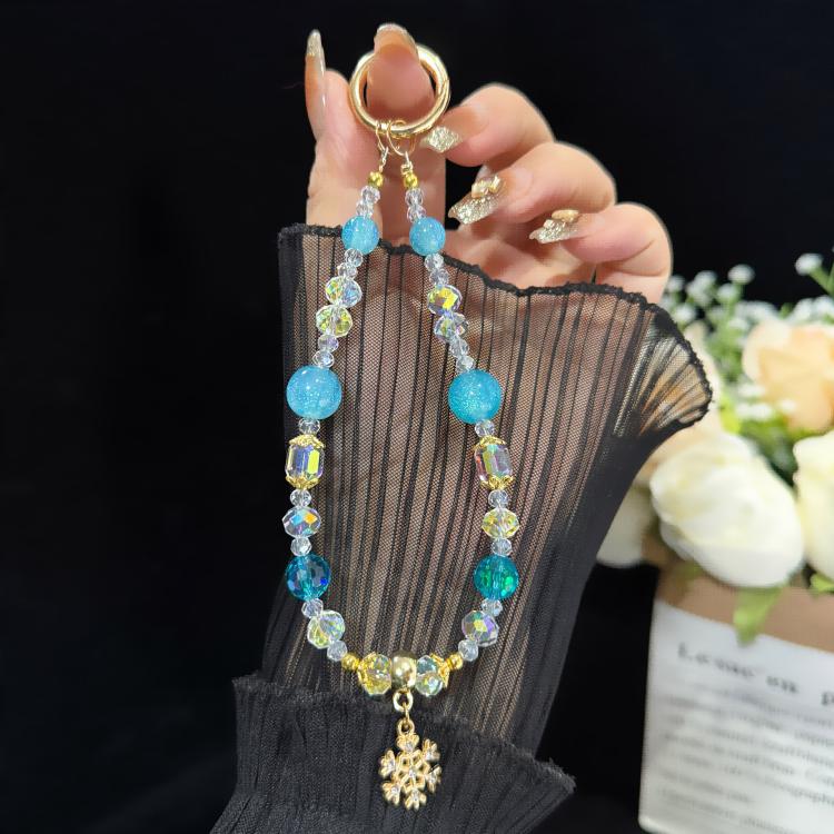 

Snow Crystal Star Beaded Crystal Chain(Blue)