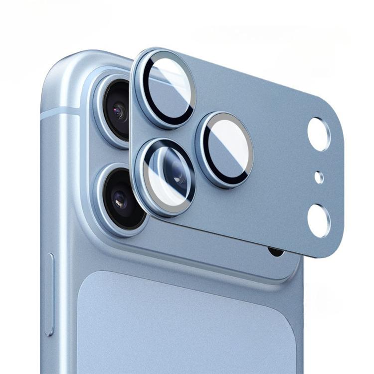 For iPhone 18 Pro Max Kalebol AR+AF Anti-Reflective Armor Full-Coverage Metal Lens Ring Film(Blue)