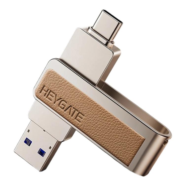 HEYGATE L2 2-in-1 USB 3.0 Flash Drive Dual Interface High Speed Memory Stick, Memsize:32GB