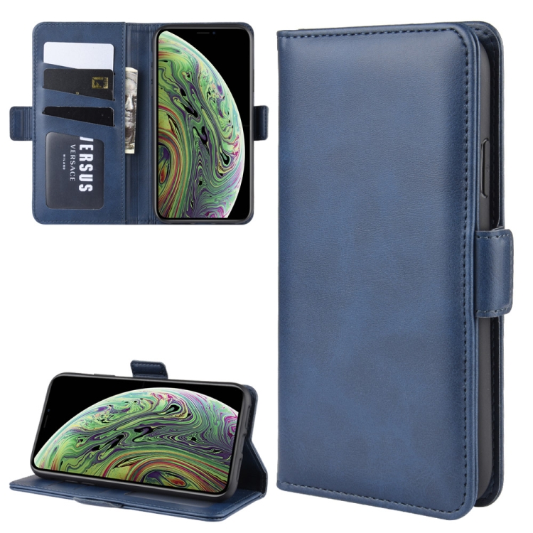 

Wallet Stand Leather Cell Phone Case for iPhone 11 Pro，with Wallet & Holder & Card Slots(Dark Blue)