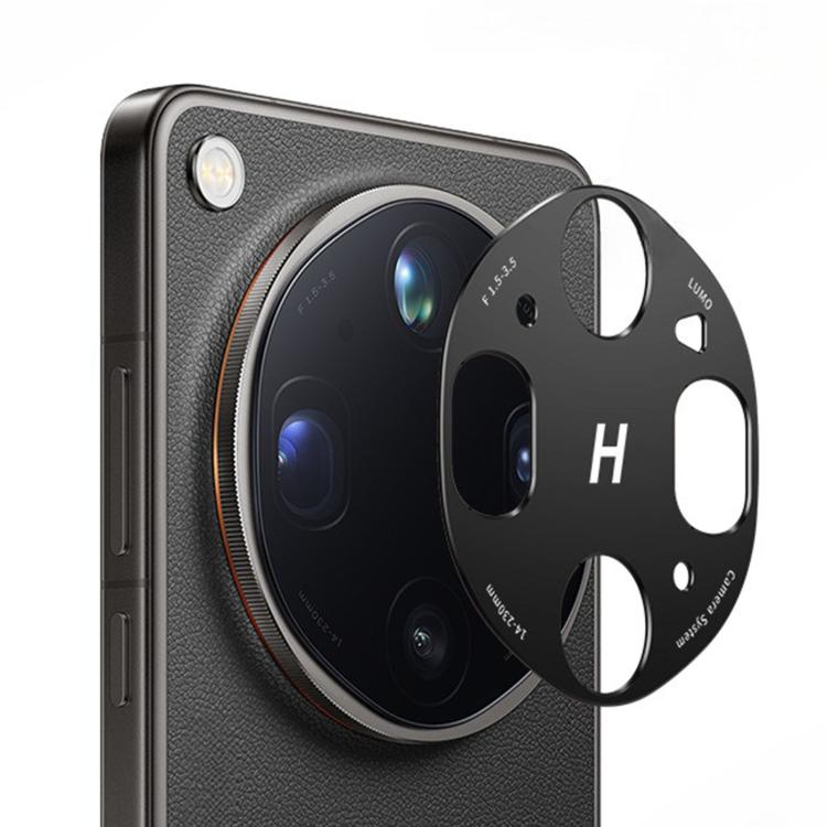 For OPPO Find X9 Ultra Kalebol Metal Hollow Lens Protection Ring(Black)