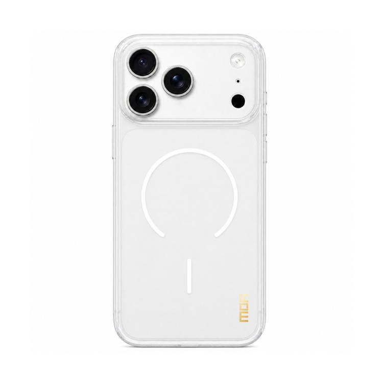 For iPhone 18 Pro MOFI Minimal Series Frosted Semi-Transparen TPU Phone Case with Lens Film(white)