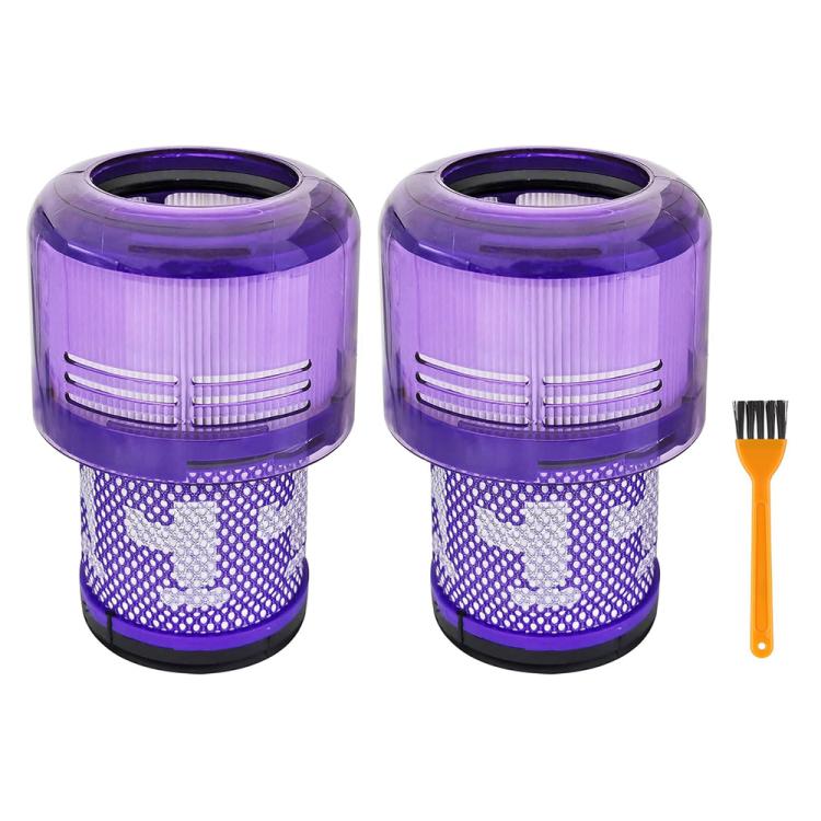 JUNSUNMAY Vacuum Filter with Clean Brush for Dyson V11 Origin / V11 Torque Drive / V11 Animal / V11 Complete / V11 Extra, Quantity:2pcs