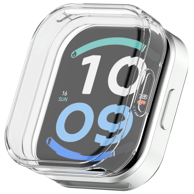 For Redmi Watch 6 Active All Coverage Electroplated TPU Watch Protective Case(Transparent)