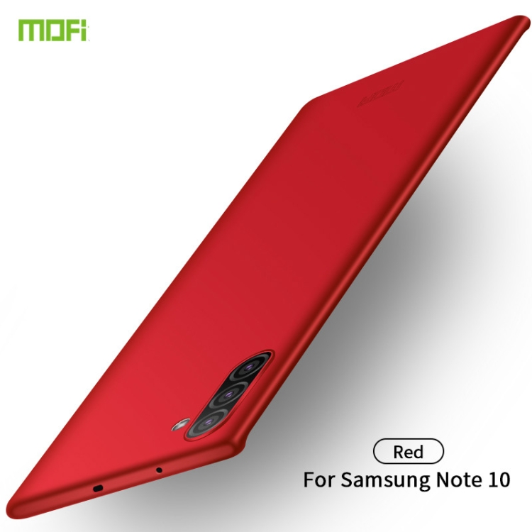 

MOFI Frosted PC Ultra-thin Hard Case for Galaxy Note10(Red)