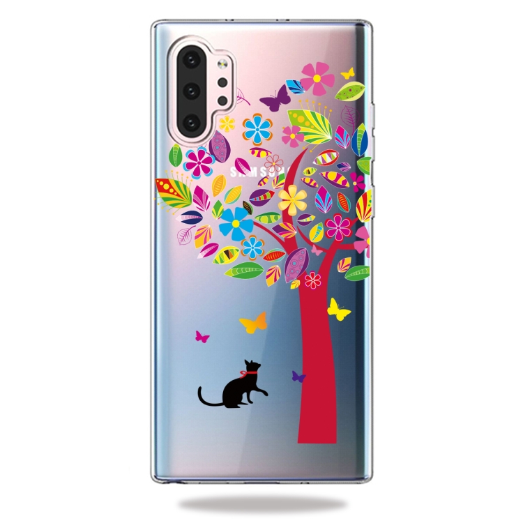 

Fashion Soft TPU Case 3D Cartoon Transparent Soft Silicone Cover Phone Cases For Galaxy Note10+(Colour Tree)