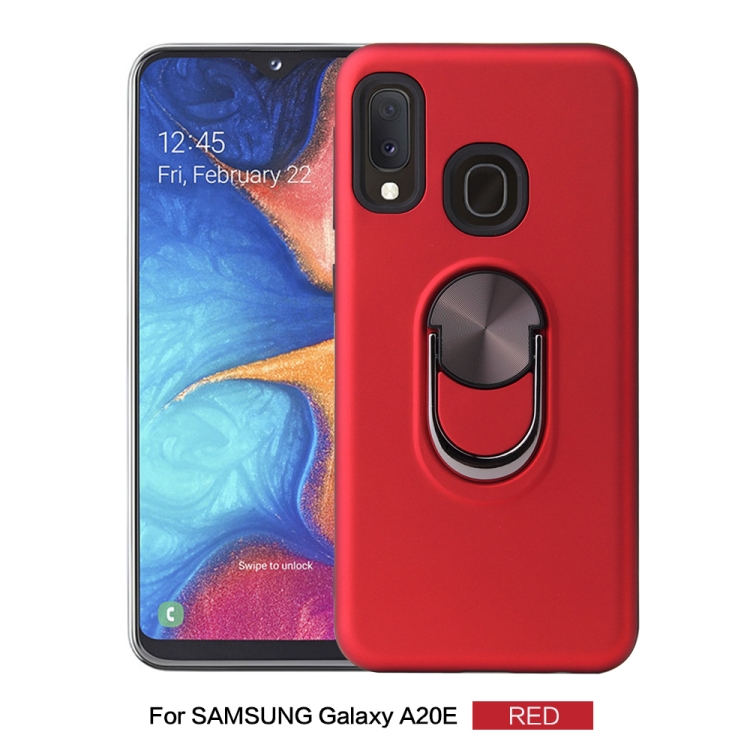 SUNSKY - Stent multifuncional rotativo 360 PC + capa TPU para Samsung  Galaxy A20 / A30, com suporte magnético invisível (vermelho)