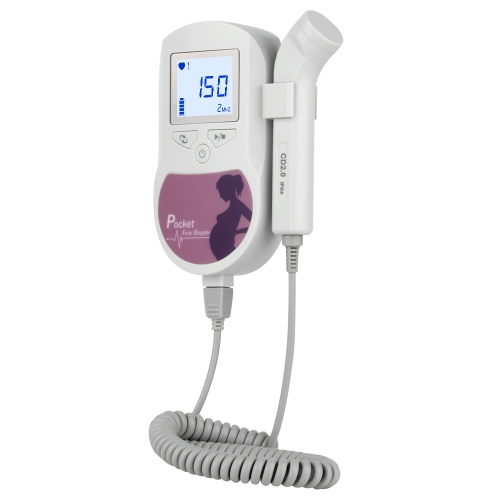 Rilevatore di battito cardiaco Doppler fetale Sonda di frequenza del  bambino Monitor prenatale Dispositivo Doppler portatile ad ultrasuoni