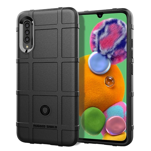

For Galaxy A90 5G Full Coverage Shockproof TPU Case(Black)