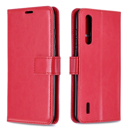 

For Xiaomi Mi 9 Lite / CC9 Crazy Horse Texture Horizontal Flip Leather Case with Holder & Card Slots & Wallet & Photo Frame(Red)