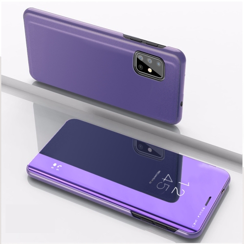 For Galaxy M60S / A81 / Note 10 Lite Plated Mirror Horizontal Flip Leather Case with Holder(Purple Blue), 6922135397211  - buy with discount