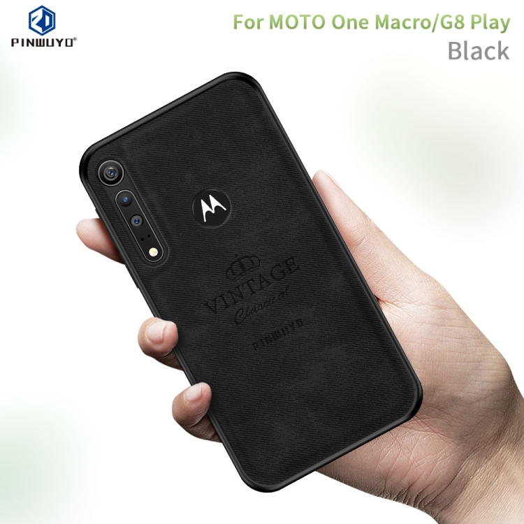 For MOTO G8 Play One macro PINWUYO Zun Series PC TPU Skin