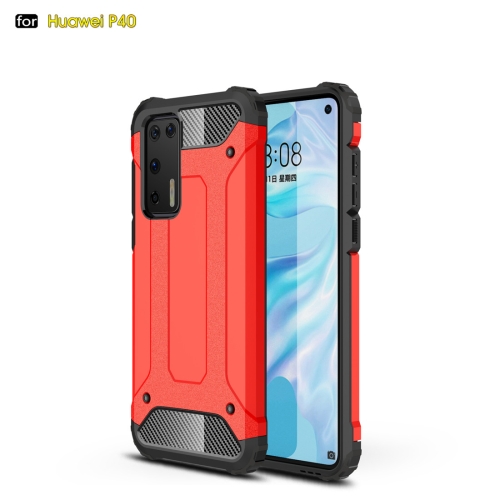 

For Huawei P40 Magic Armor TPU + PC Combination Case(Red)