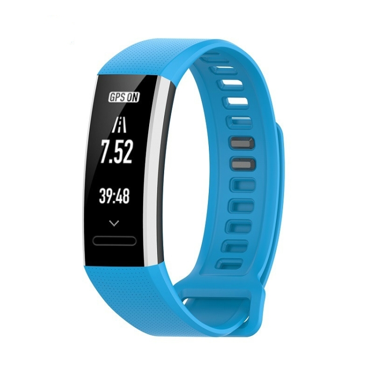 SUNSKY - For Huawei Band 2 Pro / Band 2 / ERS-B19 / ERS-B29 Sports Bracelet  Silicone Strap(Blue)