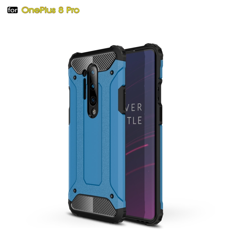 

For OnePlus 8 Pro Magic Armor TPU + PC Combination Case(Blue)