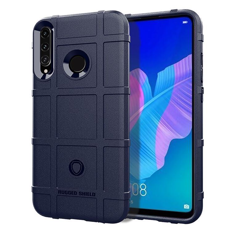 Dedux Cover Huawei P Smart PRO 2019 [Tough Armor Series] Robusto Pannello Posteriore PC AntiGraffio + Paraurti Antiurto TPU + Pratico cavalletto. Blu Navy