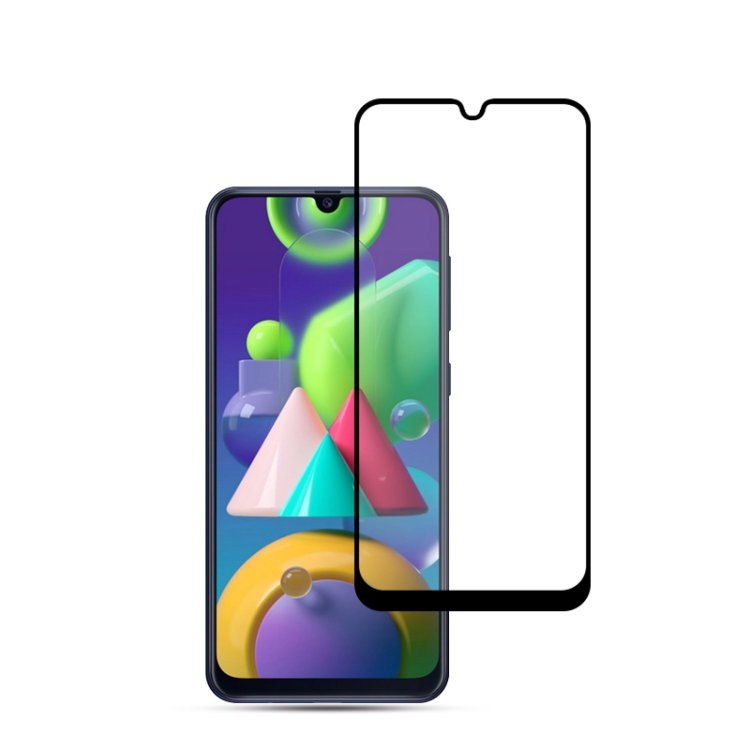 

For Galaxy M21/ M31 mocolo 0.33mm 9H 2.5D Full Glue Tempered Glass Film