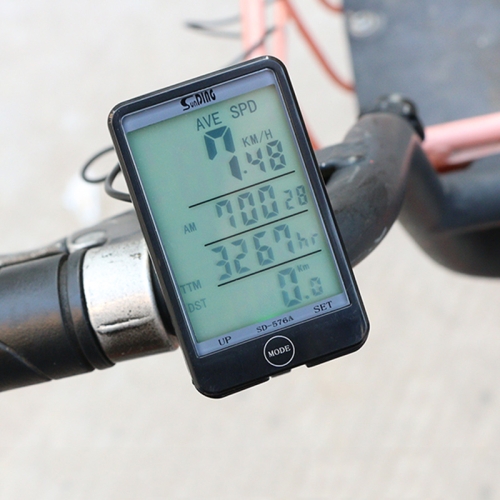 Fahrrad Geschwindigkeitsmesser Kilometerzähler Wasserdichtes Stoppuhr Tachometer 