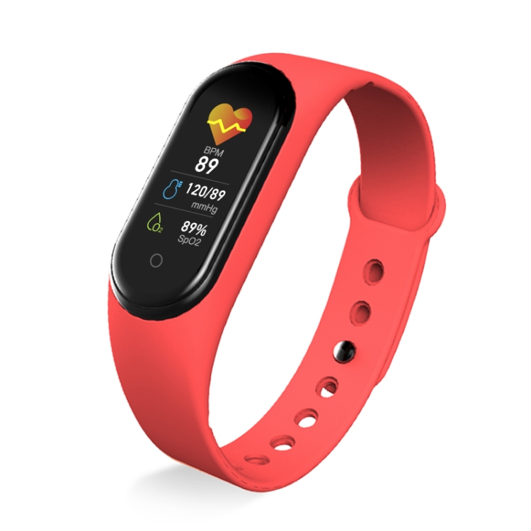 

KM5 0.96inch Color Screen Phone Smart Watch IP68 Waterproof,Support Bluetooth Call/Bluetooth Music/Heart Rate Monitoring/Blood Pressure Monitoring(Red)