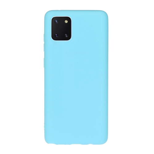 

For Galaxy M60S/A81/note 10 Lite Solid Color Frosted TPU Phone Case(Sky Blue)