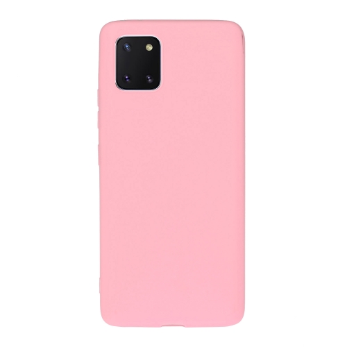

For Galaxy M60S/A81/note 10 Lite Solid Color Frosted TPU Phone Case(Magenta)