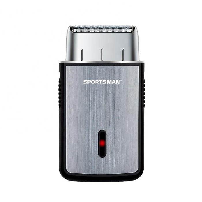 SPORTSMAN Multi-function Mini Shaver USB Rechargeable Razor(Silver)