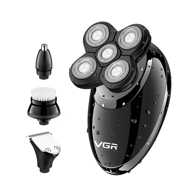 VGR V302 5W 4 in 1 USB Multifunction Electric Shaver, Plug Type EU Plug