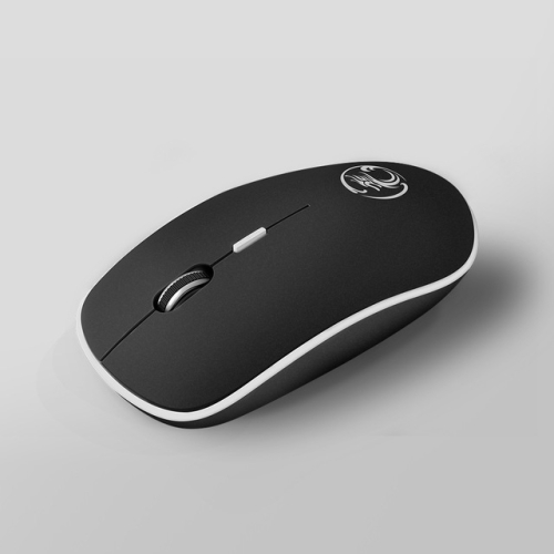 Hi-azul Dual Modes USB 2.4G+Bluetooth Wireless Mouse Ergonomics Rechargeable Noiseless Mouse Mute Silent Mouse 3 Adjustable DPI Levels 4 Buttons Silver 