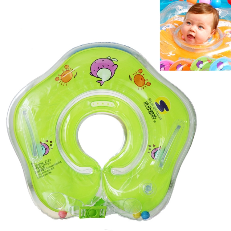 

Circle Shaped Inflatable Baby Children Swimming Neck Ring(Green)