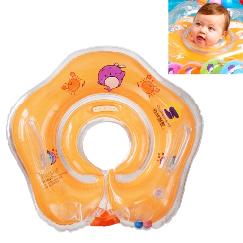 

Circle Shaped Inflatable Baby Children Swimming Neck Ring(Orange)