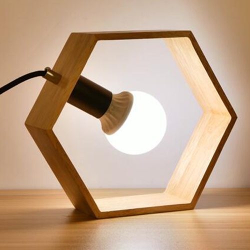 hexagon desk light