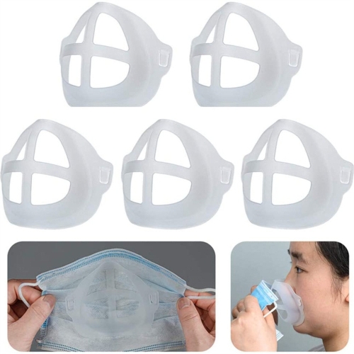 AIEOE Support de 3D pour protéger Lèvres Rouge à Lèvres Support Interne pour Nez Respiration en douceur Accessoires 