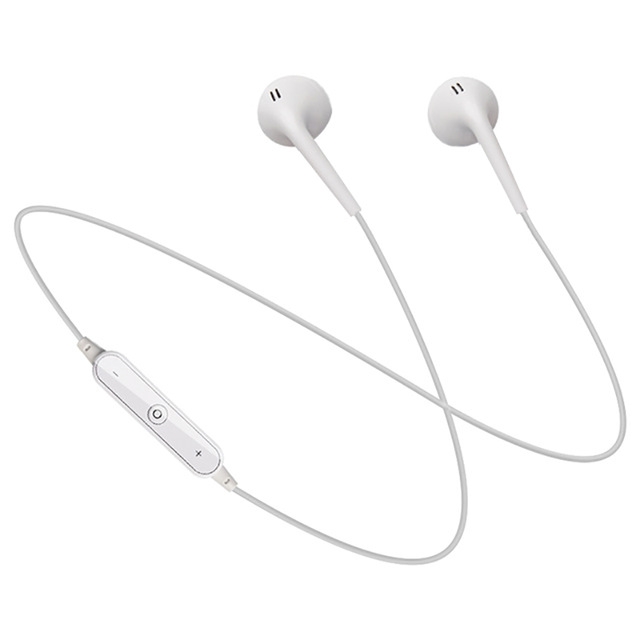 

S6 Sport Wireless Bluetooth Earphone for iPhone / Xiaomi / Huawei, with Mic(WHITE)