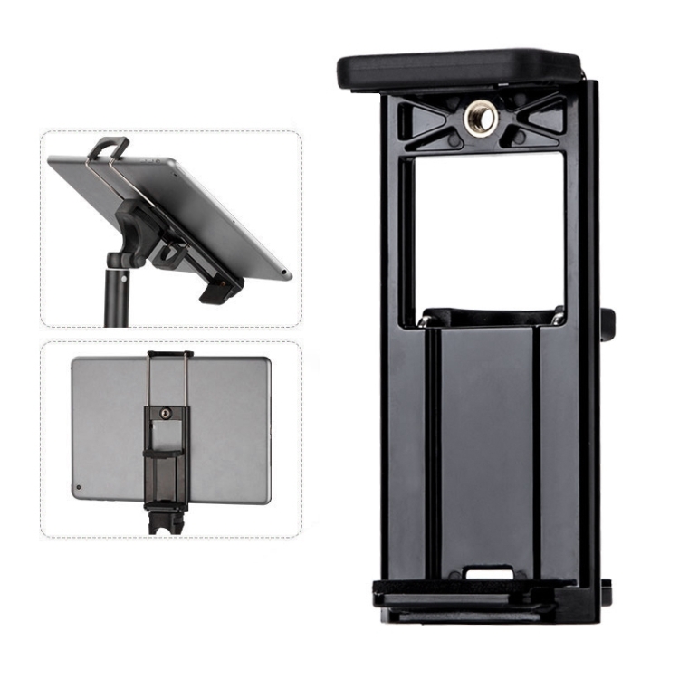 

Tablet Phone Dual-use Clip Tripod Head Large Fixed Clip