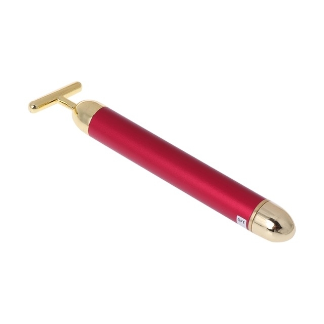 

Beauty Electric Facial Pulse Roller Massager(Red)