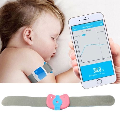 Vipose Baby Bluetooth Smart Thermometer Wearable Intelligent Health Monitor  Wristband For Babies Children